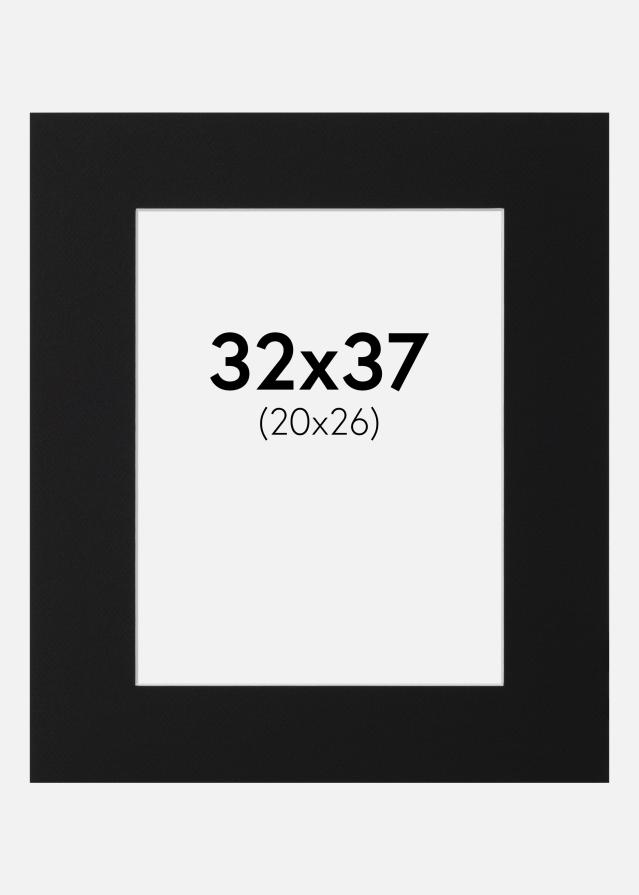 Paspartu Crni Standard (Bijela Jezgra) 32x37 cm (20x26)