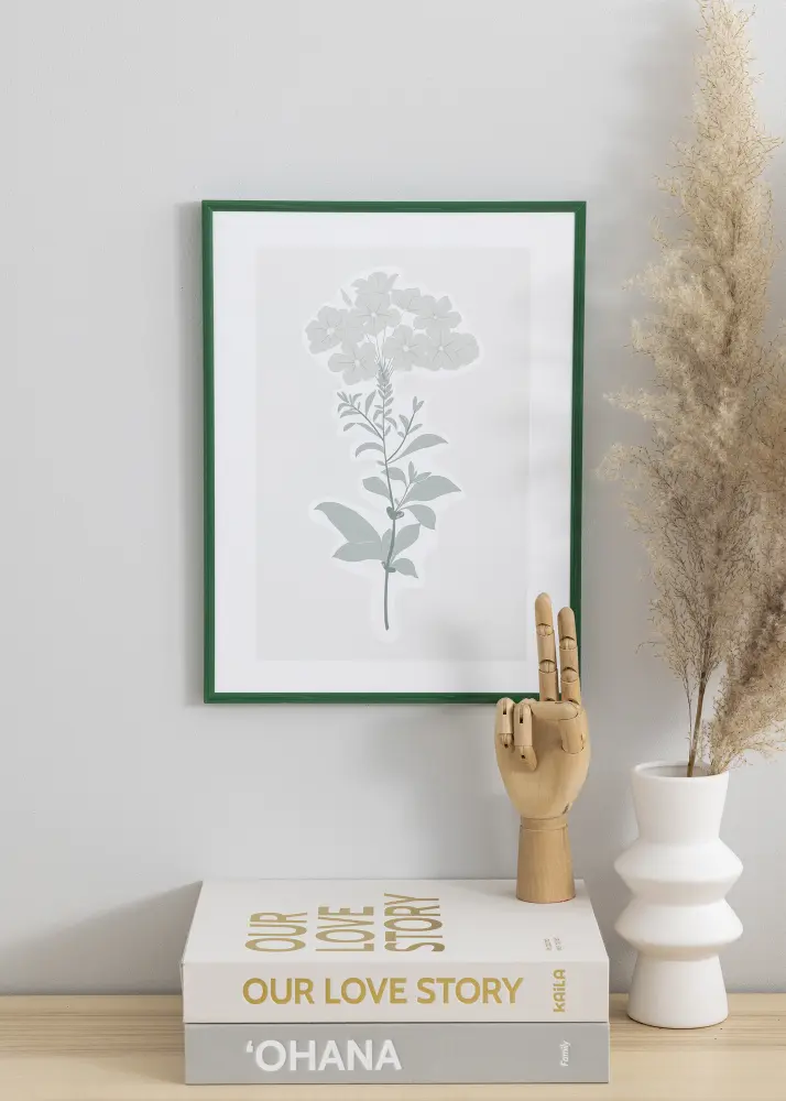 Okvir New Lifestyle Moss Green 30x40 cm - Paspartu Bijelo 21x29,7 cm (A4)
