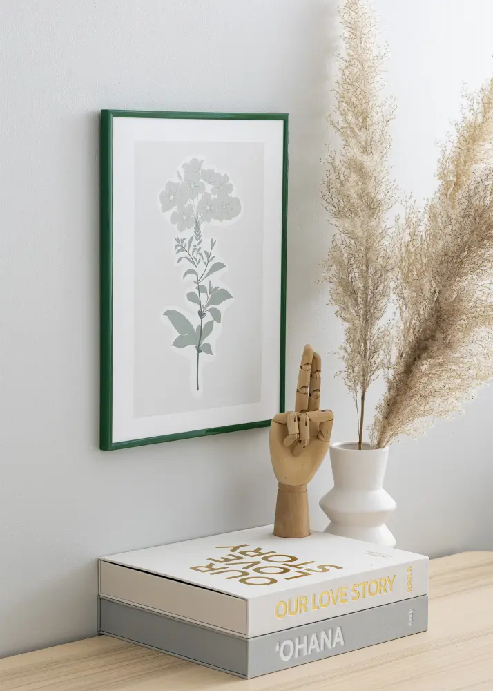 Okvir New Lifestyle Moss Green 30x40 cm - Paspartu Bijelo 21x29,7 cm (A4)