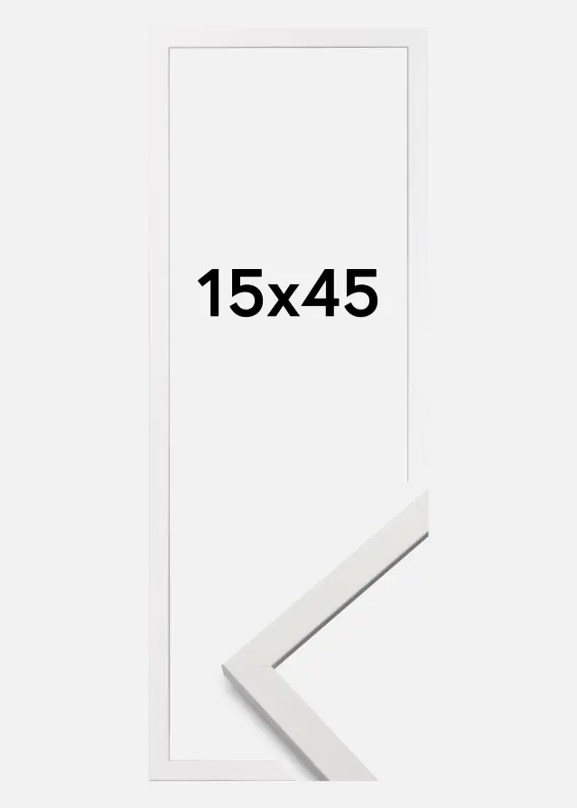Okvir Edsbyn Akrilno staklo Bijelo 15x45 cm