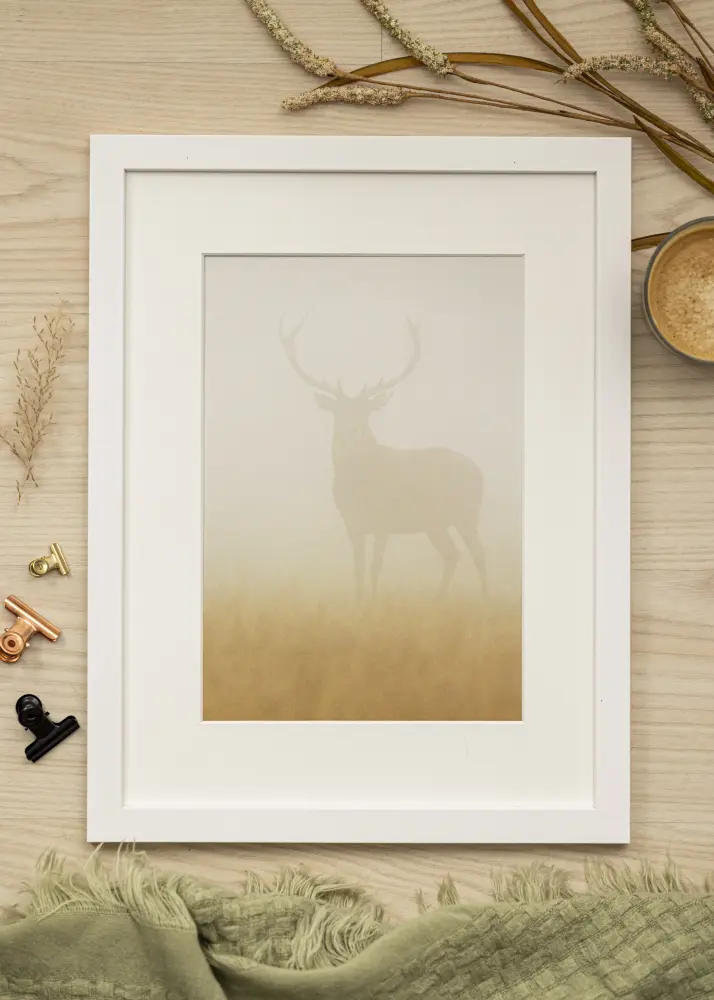 Okvir White Wood 24x36 inches (60,94x91,44 cm)