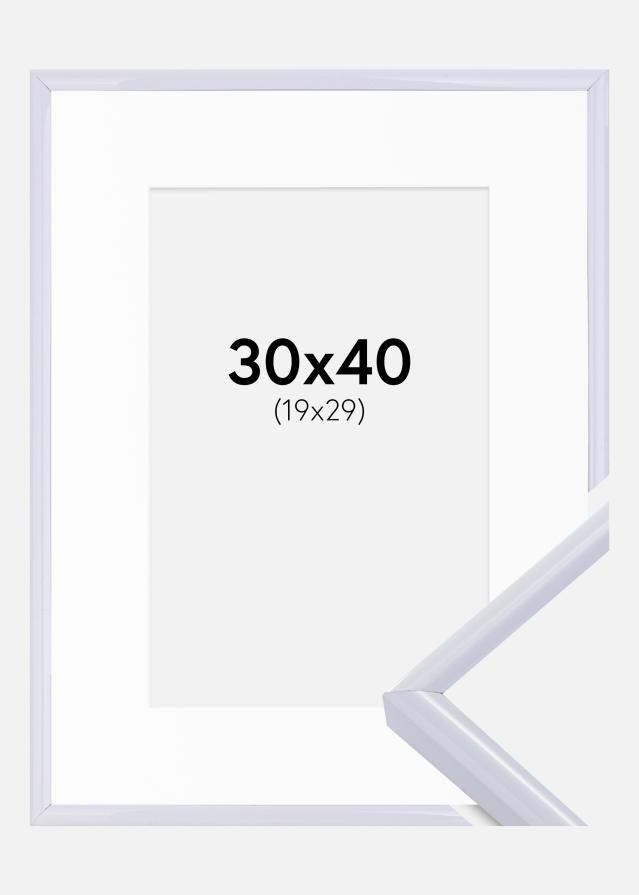 Okvir Victoria Bijelo 30x40 cm - Paspartu Bijelo 20x30 cm
