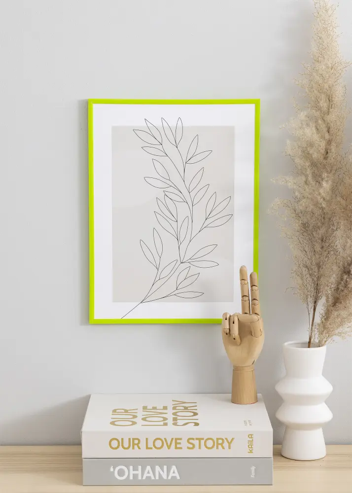 Okvir New Lifestyle May Green 50x70 cm - Paspartu Bijelo 42x59,4 cm (A2)