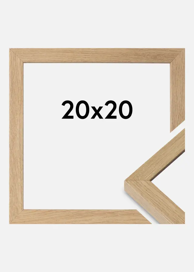 Okvir Hermes Akrilno staklo Natural Oak 20x20 cm