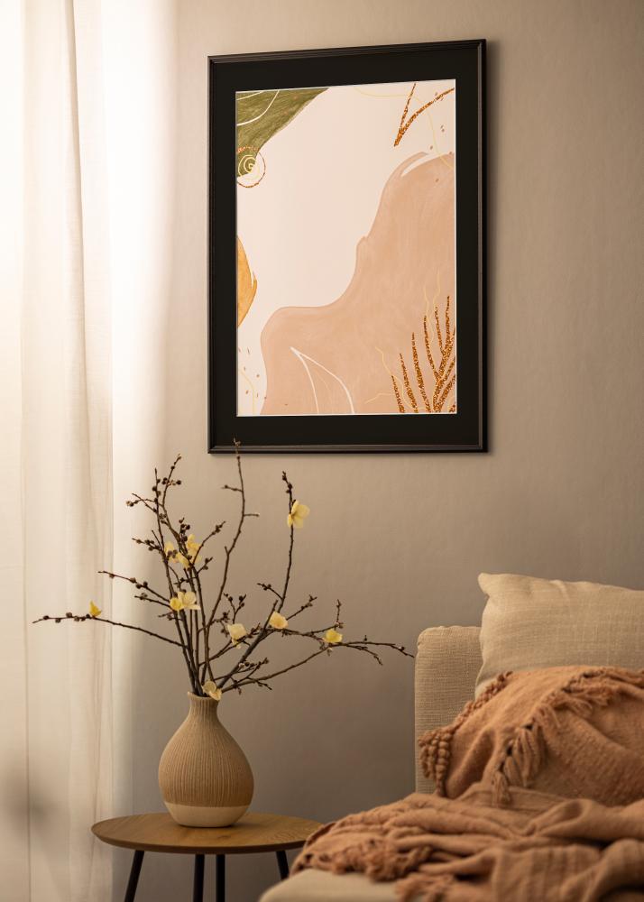 Okvir Horndal Crno 50x60 cm - Paspartu Crno 14x18 inches