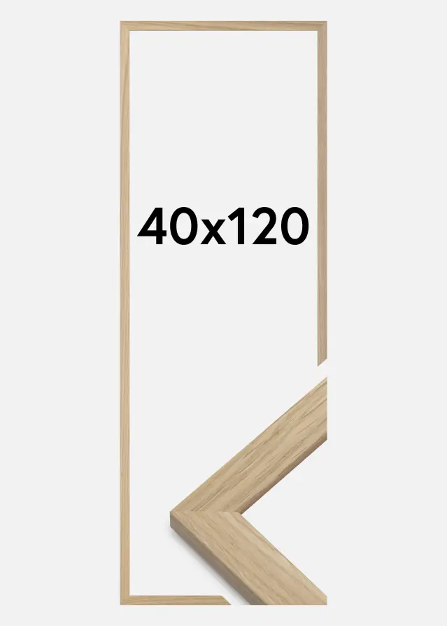 Okvir Oak Wood Akrilno staklo 40x120 cm