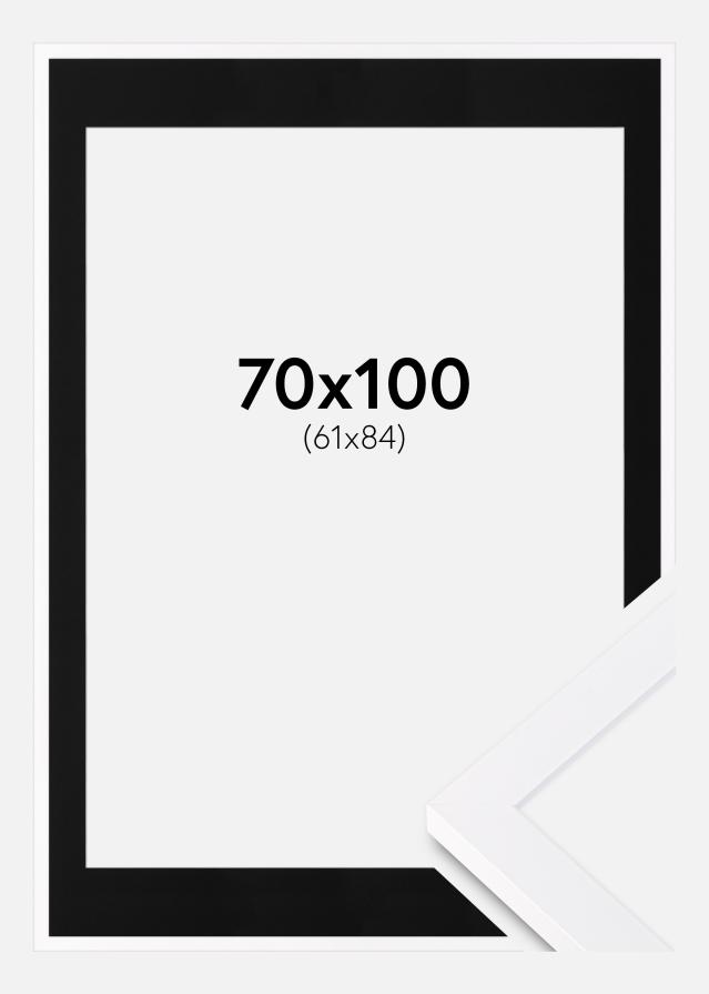 Okvir Selection Bijelo 70x100 cm - Paspartu Crno 62x85 cm