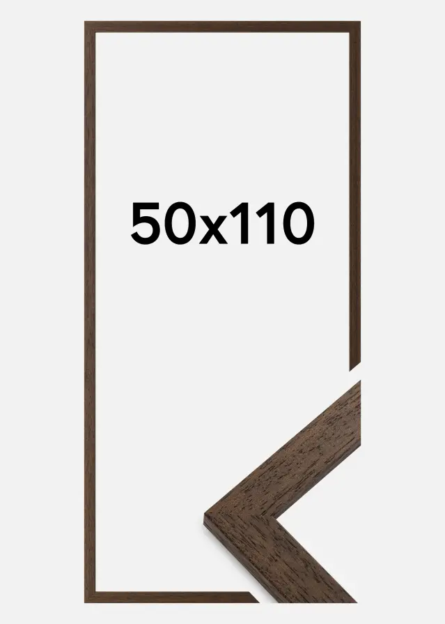 Okvir Brown Wood Akrilno staklo 50x110 cm