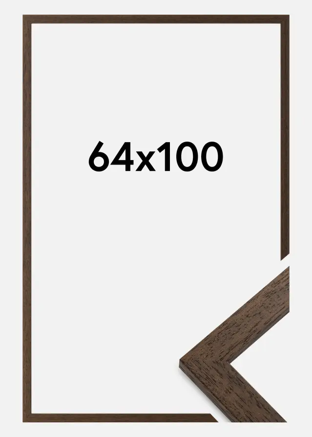 Okvir Brown Wood Akrilno staklo 64x100 cm