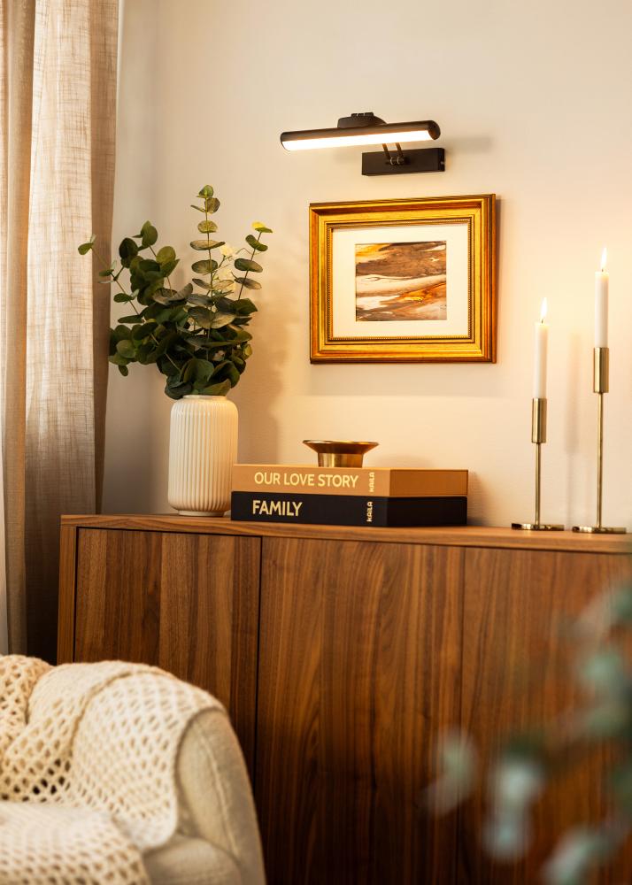 KAILA Luster Baterijsko Tavelbelysning 32 cm - Crna