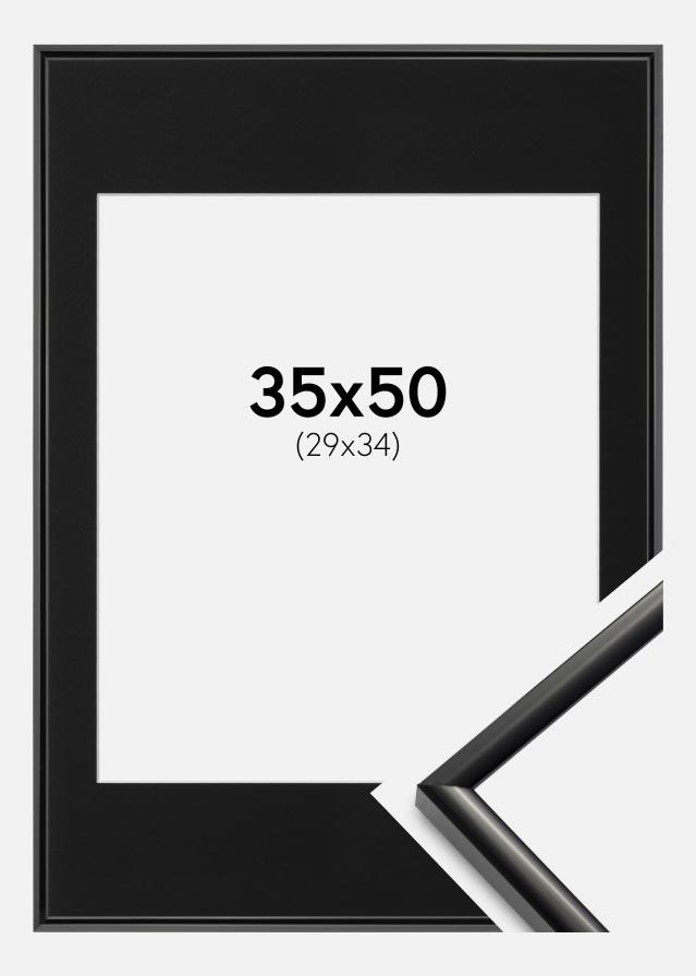 Okvir New Lifestyle Crno 35x50 cm - Paspartu Crno 30x35 cm