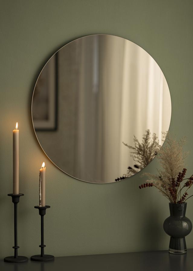 KAILA Okruglo Ogledalo Dark Bronze 60 cm Ø