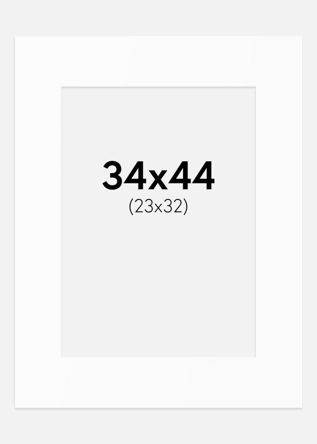 Paspartu Bijeli Standard (Bijela Jezgra) 34x44 cm (23x32)