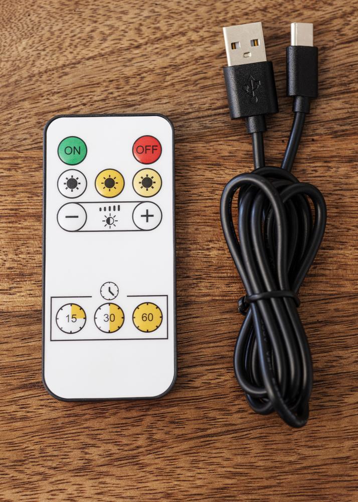 KAILA Luster Baterijsko Tavelbelysning 32 cm - Crna