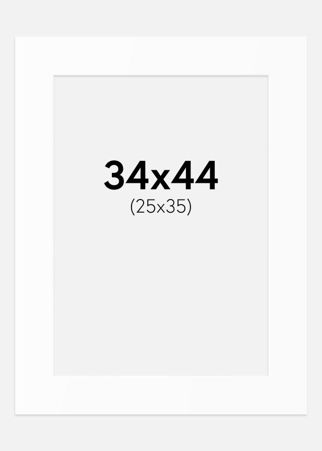 Paspartu Bijeli Standard (Bijela Jezgra) 34x44 cm (25x35)