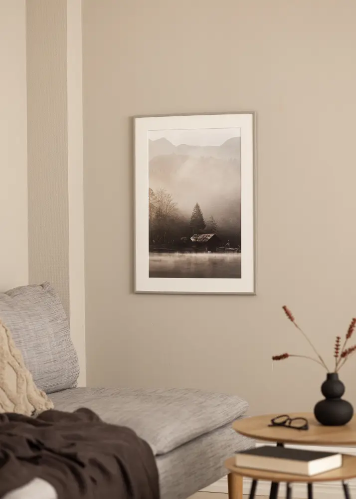 Okvir New Lifestyle Earth Grey 20x30 cm - Paspartu Bijelo 15x21 cm (A5)
