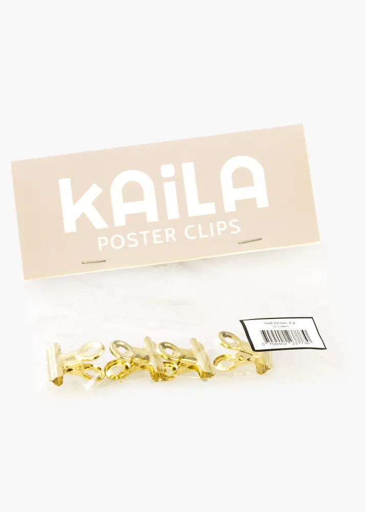 KAILA Plakat Clip Gold 20 mm - 2-kom