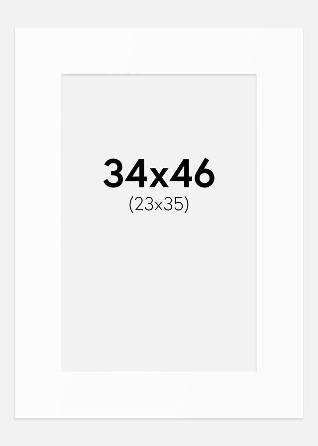 Paspartu Bijeli Standard (Bijela Jezgra) 34x46 cm (23x35)