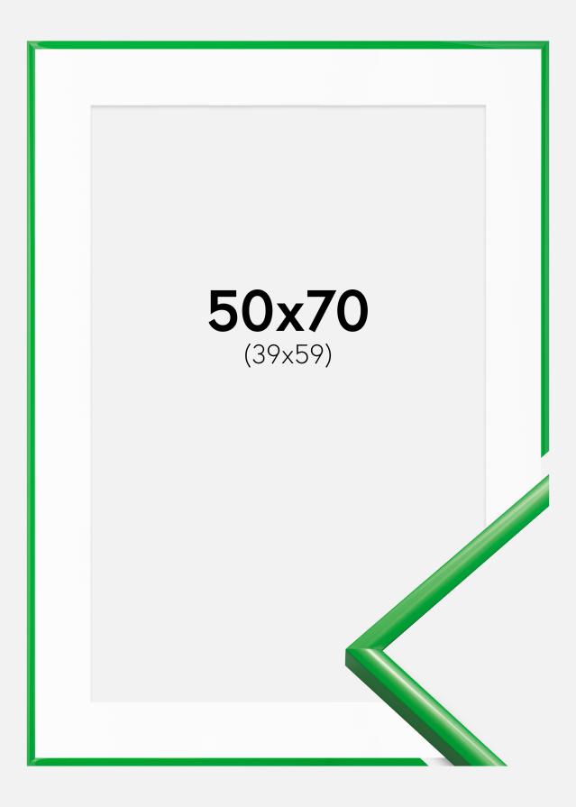 Okvir New Lifestyle Grass Green 50x70 cm - Paspartu Bijelo 40x60 cm