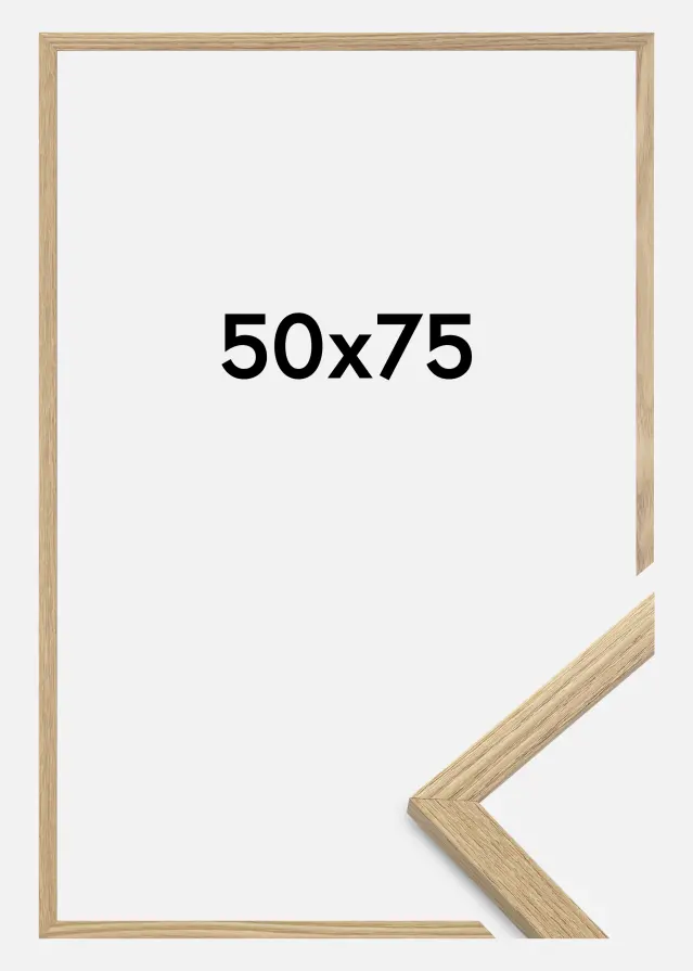 Okvir Trendy Akrilno Staklo Hrast 50x75 cm