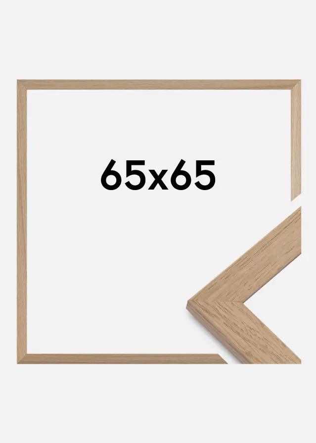 Okvir Trendline Akrilno staklo Hrast 65x65 cm