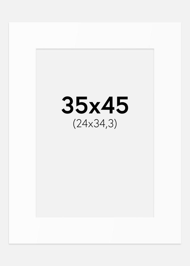 Paspartu Bijeli Standard (Bijela Jezgra) 35x45 cm (24x34,3)