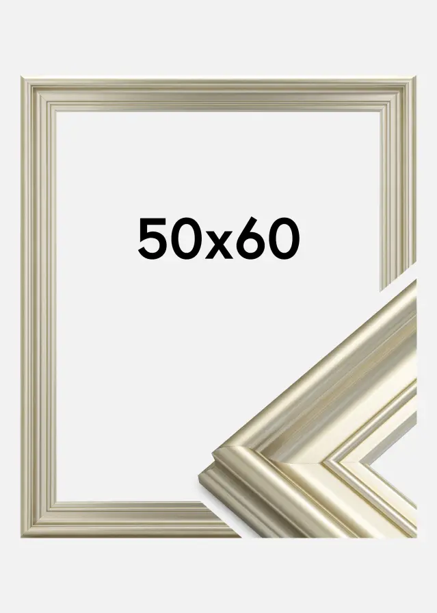 Okvir Mora Premium Srebro 50x60 cm