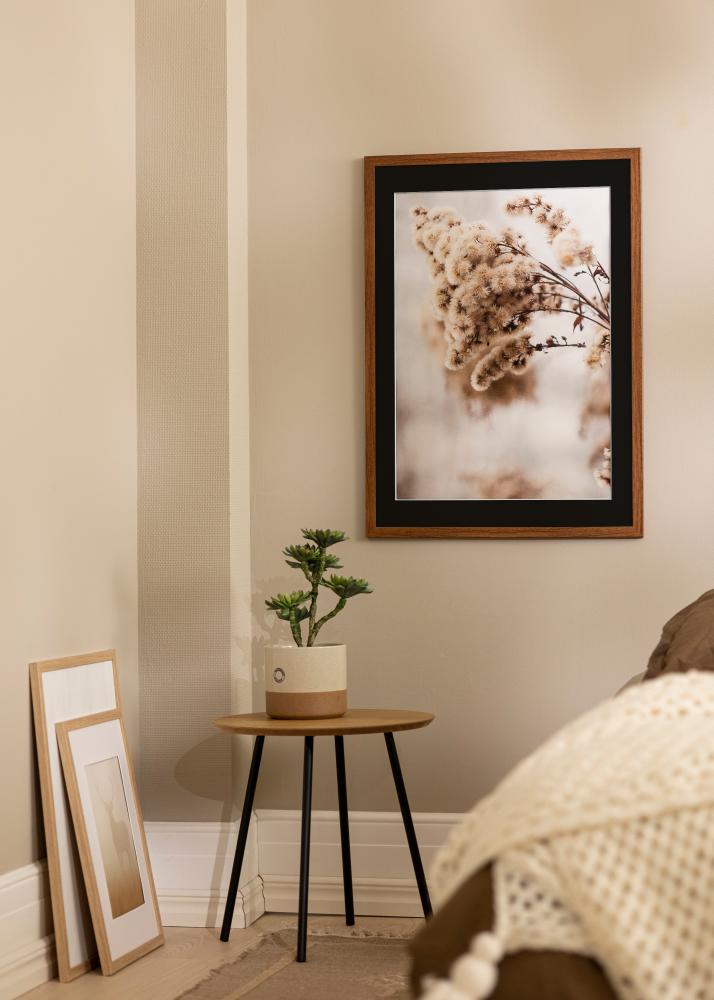 Okvir Profinjeni Warm Brown 30x40 cm - Paspartu Crno 21x29,7 cm (A4)