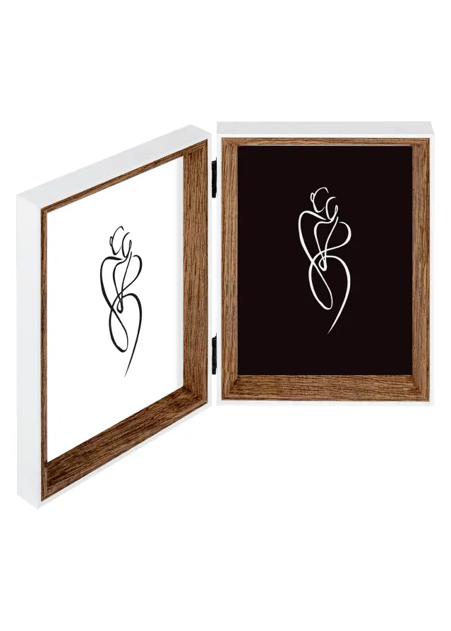 Silhouette Sklopivi okvir Orah 10x15 cm - 2 slike