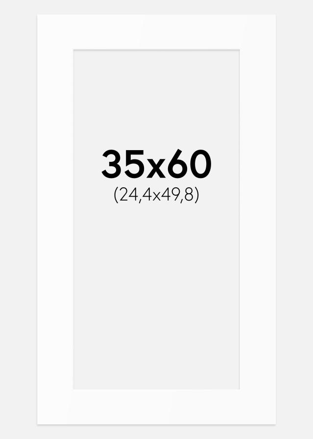 Paspartu Bijeli Standard (Bijela Jezgra) 35x60 cm (24,4x49,8)