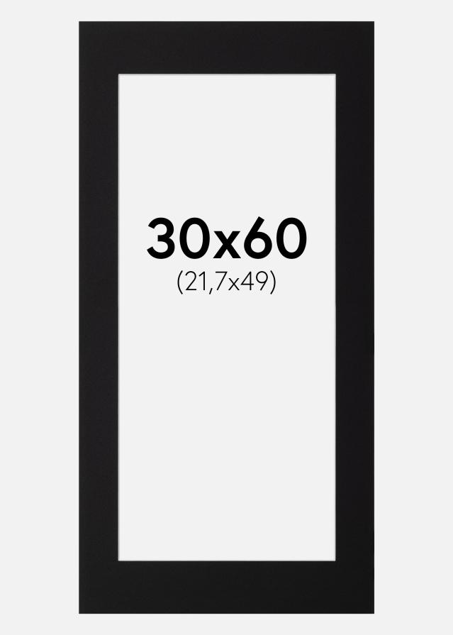 Paspartu Canson Crno Bijeli unutarnji rub 30x60 cm (21,7x49)