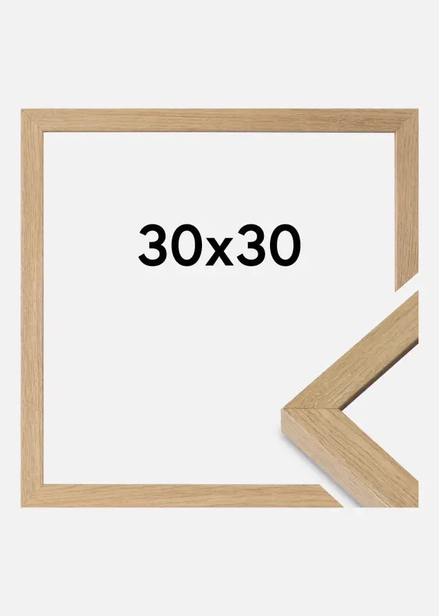 Okvir Hermes Akrilno staklo Natural Oak 30x30 cm