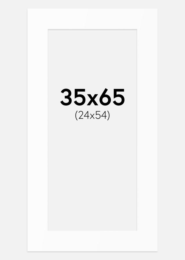 Paspartu Bijeli Standard (Bijela Jezgra) 35x65 cm (24x54)