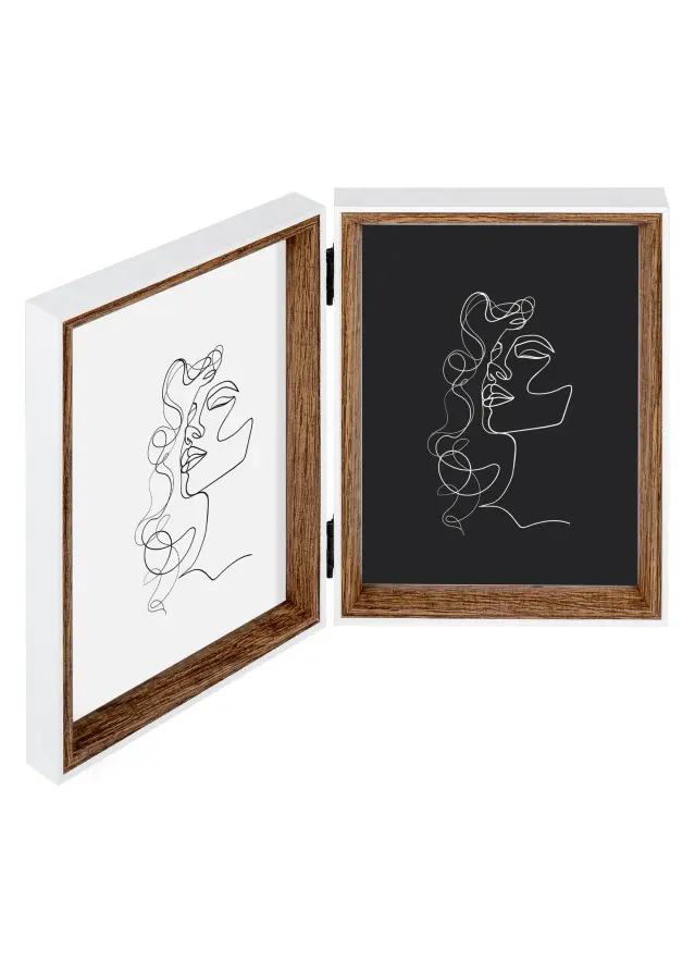 Silhouette Sklopivi okvir Orah 13x18 cm - 2 slike