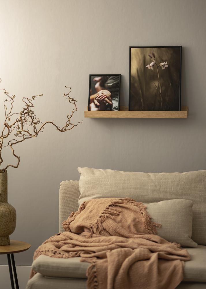 KAILA Polica za slike u masivnoj hrastovini 60 cm