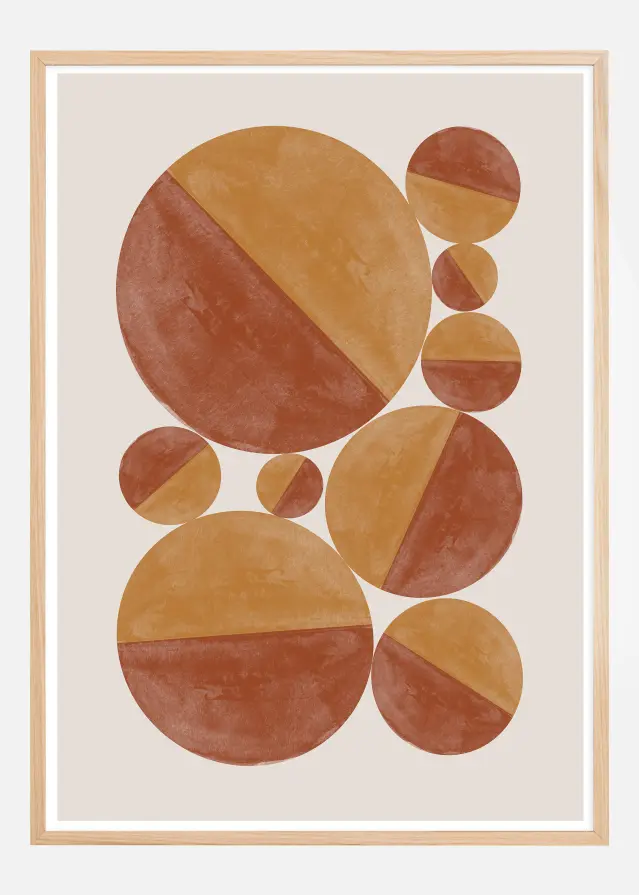 Burnt Orange Bols Plakat