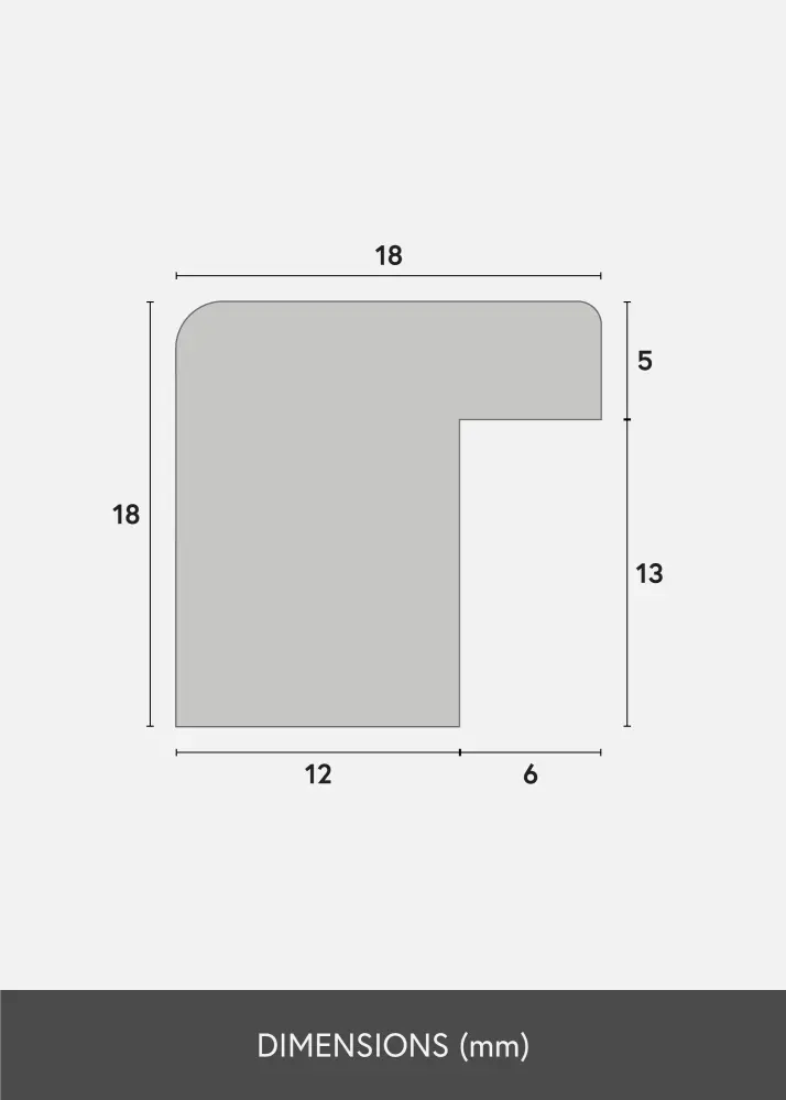 Okvir Selection Bijelo 70x100 cm - Paspartu Bijelo 62x93 cm