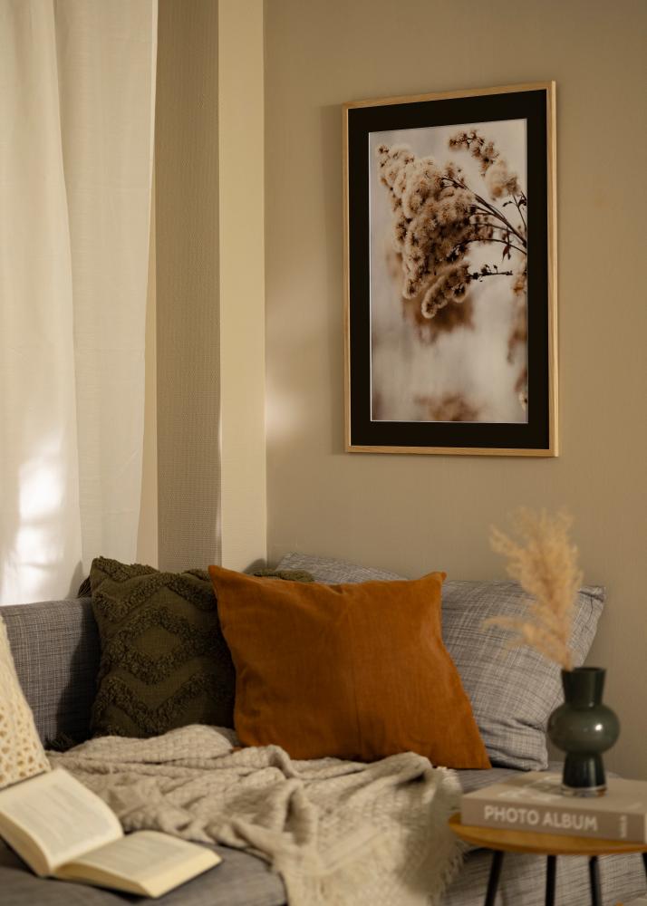 Okvir Edsbyn Hrast 40x40 cm - Paspartu Crno 10x10 inches