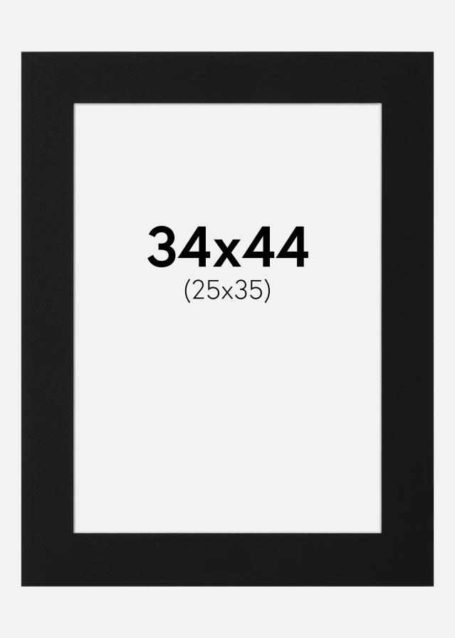 Paspartu Crni Standard (Bijela Jezgra) 34x44 cm (25x35)