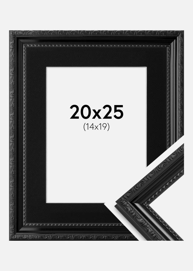 Okvir Abisko Crno 20x25 cm - Paspartu Crno 15x20 cm