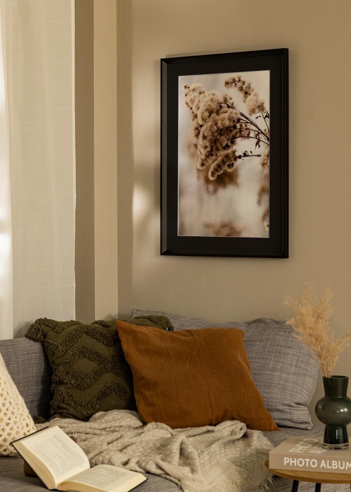 Okvir Globe Crno 40x100 cm - Paspartu Crno 30x91 cm