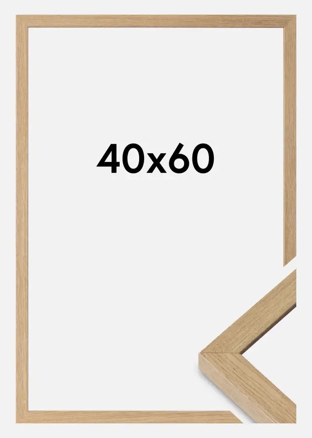 Okvir Hermes Akrilno staklo Natural Oak 40x60 cm