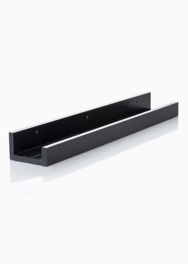 KAILA Polica za slike Crna 120 cm