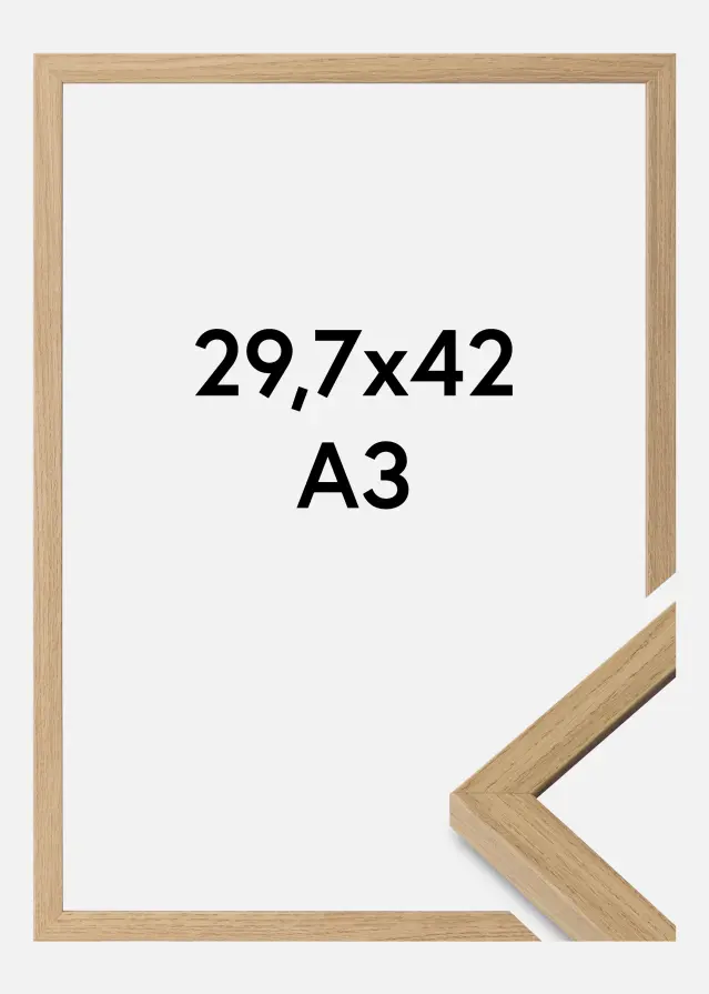 Okvir Ares Akrilno staklo Natural Oak 29,7x42 cm (A3)
