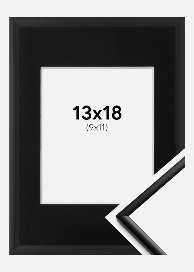 Okvir New Lifestyle Mat Crna 13x18 cm - Paspartu Crno 10x12 cm