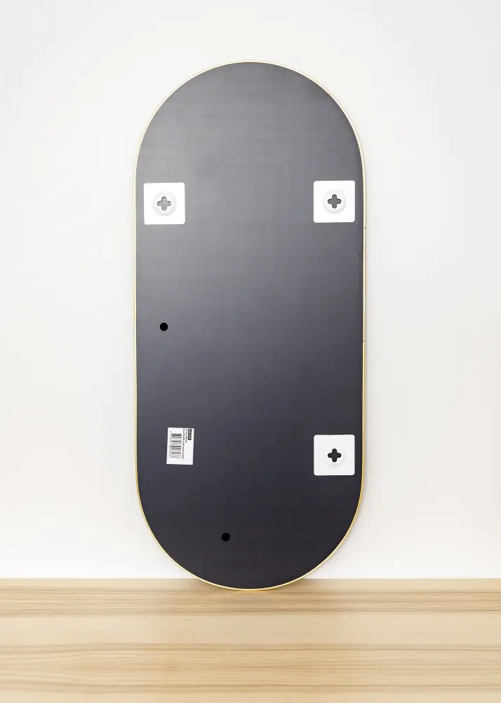 KAILA Ovalan Mirror - Thin Brass 35x80 cm