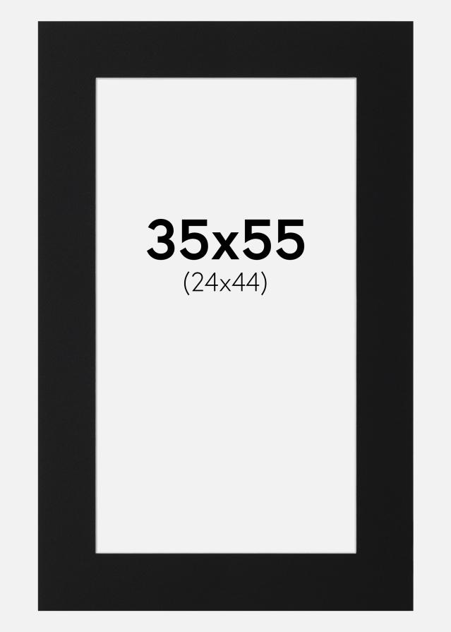 Paspartu Crni Standard (Bijela Jezgra) 35x55 cm (24x44)