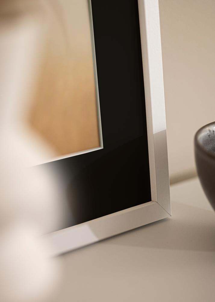 Okvir Trendy Bijelo 20x30 cm - Paspartu Crno 10x20 cm