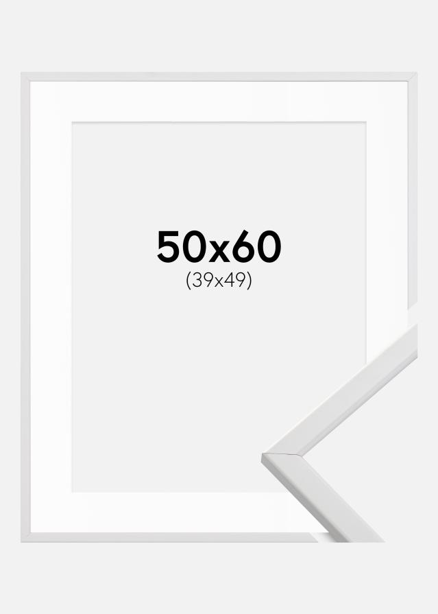 Okvir Galant Bijelo 50x60 cm - Paspartu Bijelo 40x50 cm