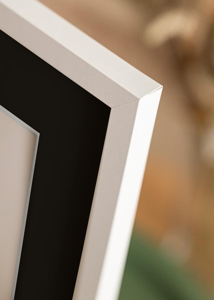 Okvir Trendy Bijelo 20x30 cm - Paspartu Crno 10x20 cm